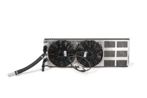 Ford F-150 Raptor R Performance Heat Exchanger - Addictive Desert Designs - High-Mount - Hammer Black Powder-Coated Steel Frame with Raw Aluminum Core - `23-`26